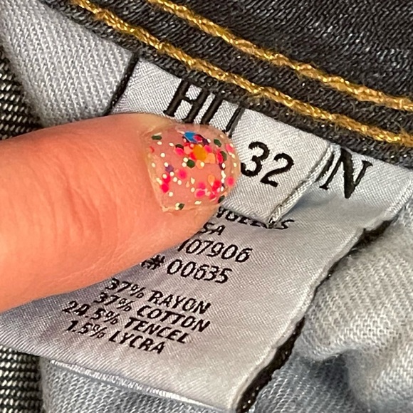 ❤️ Hudson Collin Flap Skinny Jeans Dark Wash Sz 32 - Picture 10 of 13